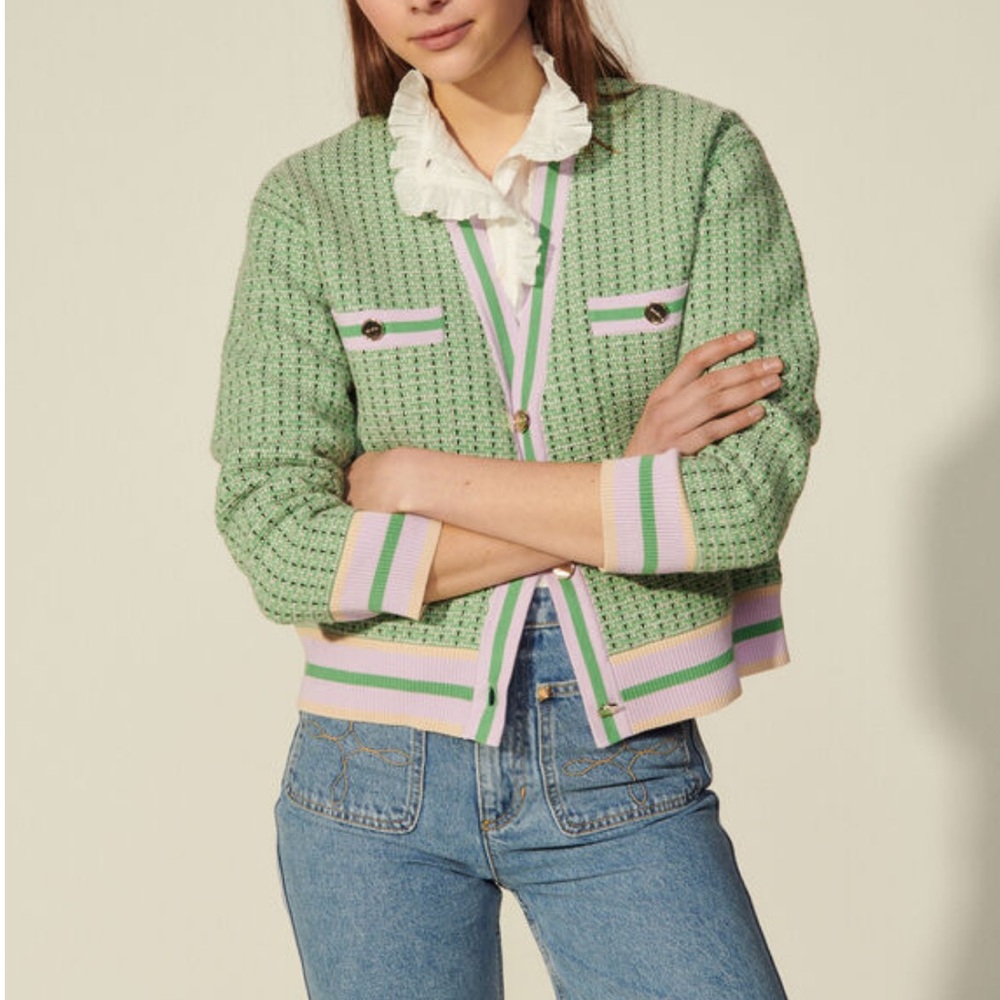 Sandro v neck cardigan